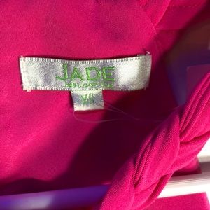 Jade Melody Tam Shocking Pink Lace Blouse
